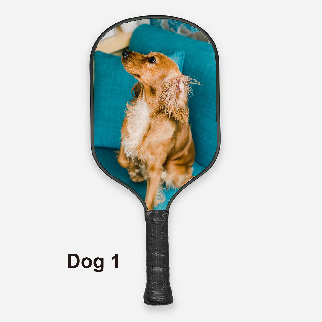 Pickleball Paddle - Cats and Dogs - Dog 1