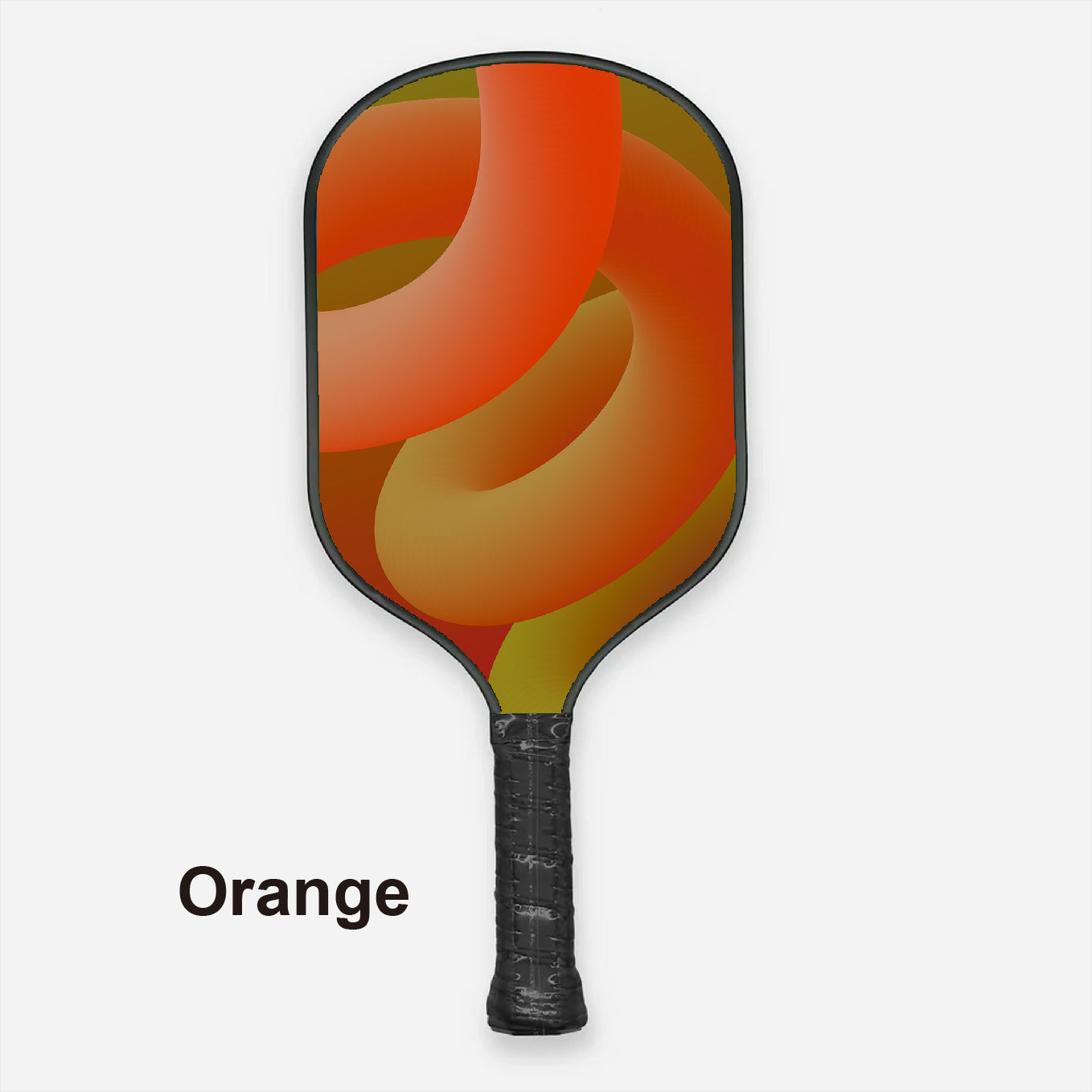 Pickleball Paddle - Abstract - Orange