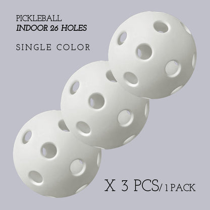 Pickleball Ball 26H [Indoor Court] 3pcs