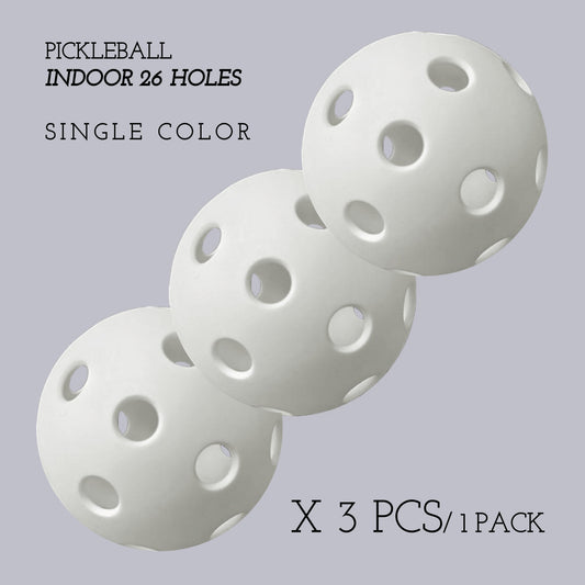Pickleball Ball 26H [Indoor Court] 3pcs