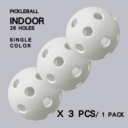 Pickleball Ball 26H [Indoor Court] 3pcs