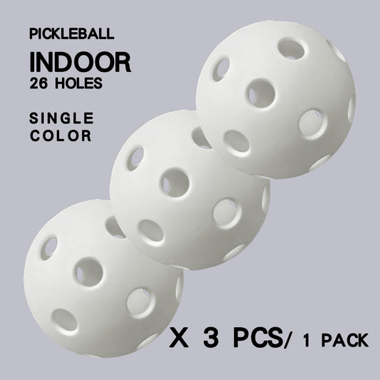 Pickleball Ball 26H [Indoor Court] 3pcs